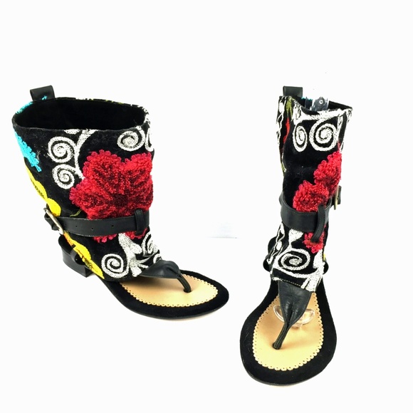 Zeyzani‎ Suzani Gladiator Sandals *NWOB - Picture 4 of 6